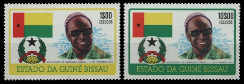 Guinea-Bissau 1975 - Mi-Nr. 354-355 ** - MNH - Amilcar Cabral