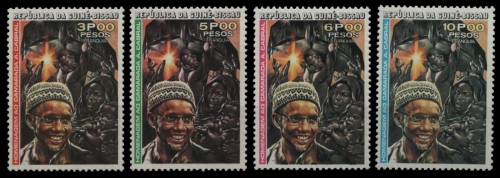 Guinea-Bissau 1976 - Mi-Nr. 386-389 ** - MNH - Amilcar Cabral