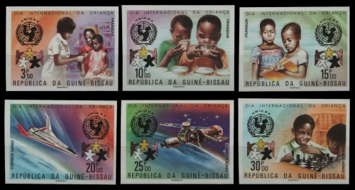 Guinea-Bissau 1979 - Mi-Nr. 522-527 B ** - MNH - ungez / imp - Jahr des Kindes