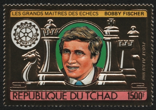 Tschad 1982 - Mi-Nr. 951 A ** - MNH - Gold - Schach / Chess