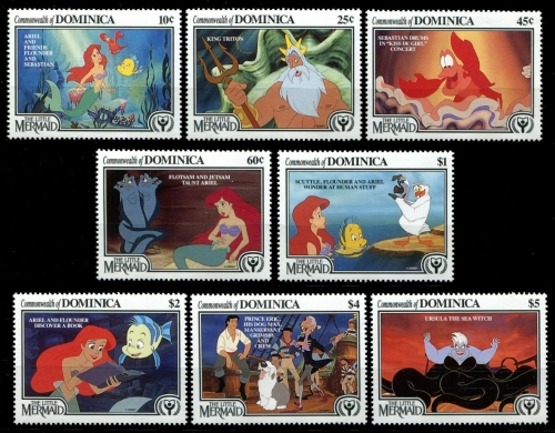 Dominica 1991 - Mi-Nr. 1432-1439 ** - MNH - Walt Disney
