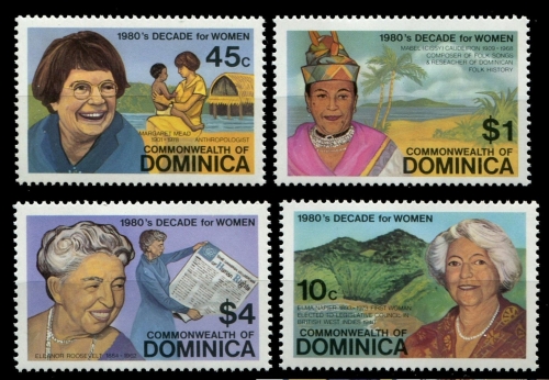 Dominica 1982 - Mi-Nr. 772-775 ** - MNH - Frauendekade
