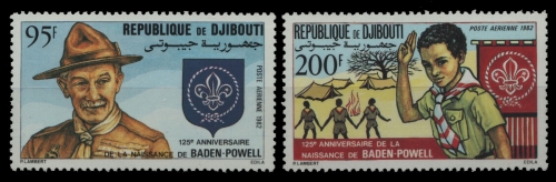 Dschibuti 1982 - Mi-Nr. 339-340 ** - MNH - Pfadfinder / Scouts