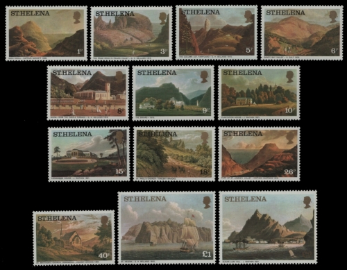 St. Helena 1976 - Mi-Nr. 285-297 I ** - MNH - Gemälde / Paintings
