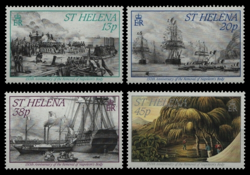 St. Helena 1990 - Mi-Nr. 546-549 ** - MNH - Schiffe / Ships