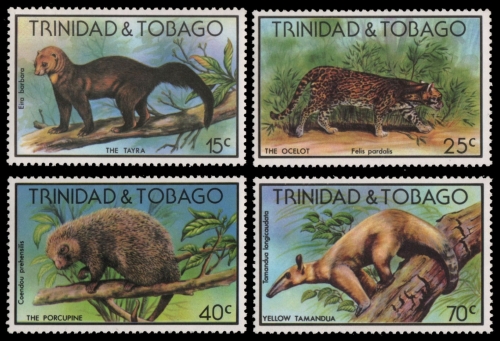 Trinidad & Tobago 1978 - Mi-Nr. 375-378 ** - MNH - Wildtiere / Wild animals