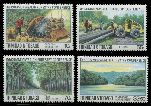 Trinidad & Tobago 1980 - Mi-Nr. 420-423 ** - MNH - Wald / Forest