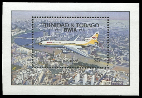 Trinidad & Tobago 1990 - Mi-Nr. Block 41 ** - MNH - Flugzeuge / Airplanes