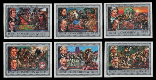 Komoren 1976 - Mi-Nr. 257-262 B ** - MNH - ungez / imp - 200 Jahre USA