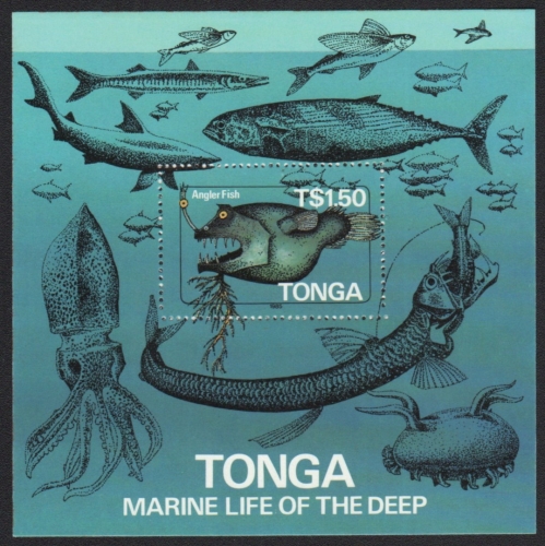 Tonga 1985 - Mi-Nr. Block 6 A ** - MNH - Fische / Fish