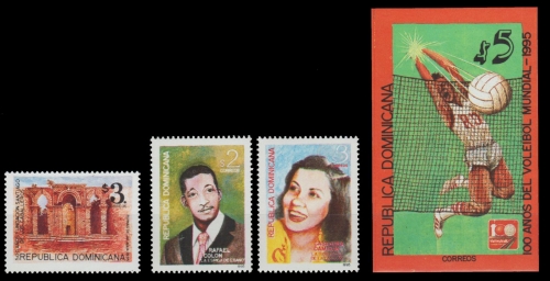 Dominikanische Republik 1995 - Mi-Nr. 1748, 1753-1754 & Block 48 ** - MNH