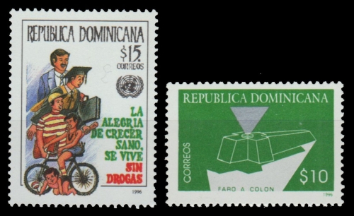 Dominikanische Republik 1996 - Mi-Nr. 1808 & 1838 ** - MNH - 2 Ausgaben