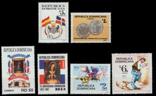 Dominikanische Republik 1997 - Mi-Nr. 1855, 1856, 1857-1858 & 1859-1860 ** - MNH
