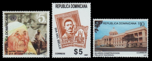 Dominikanische Republik 1997 - Mi-Nr. 1861, 1862 & 1875 ** - MNH - 3 Ausgaben
