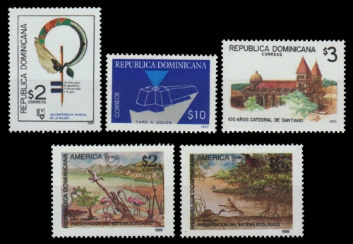 Dominikanische Republik 1995 - Mi-Nr. 1759, 1760, 1761-1762 & 1766 ** - MNH