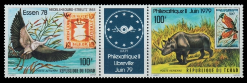 Tschad 1978 - Mi-Nr. 829-830 ** - MNH - Wildtiere / Wild animals II