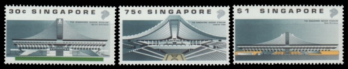 Singapur 1989 - Mi-Nr. 587-589 ** - MNH - Brücken / Bridges