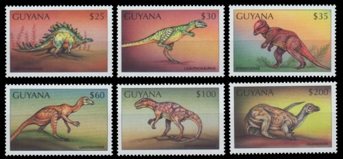Guyana 1998 - Mi-Nr. 6109-6114 ** - MNH - Prähistorische Tiere