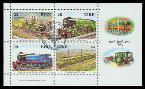 Irland 1984 - Mi-Nr. Block 5 gest / used - Eisenbahn / Trains
