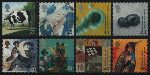 Großbritannien 1999 - Mi-Nr. 1789-1792 & 1797-1800 ** - MNH - 2 Ausgaben