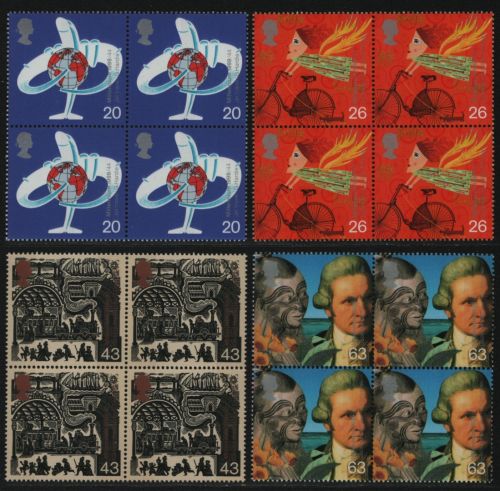 Großbritannien 1999 - Mi-Nr. 1782-1785 ** - MNH - Viererblock - Verkehr