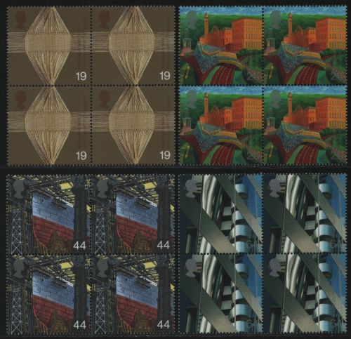 Großbritannien 1999 - Mi-Nr. 1805-1808 ** - MNH - Viererblock - Arbeitswelt