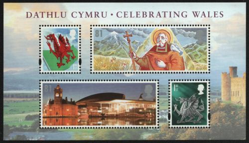 Großbritannien - Wales 2009 - Mi-Nr. Block 2 ** - MNH - Nationalfeiertag