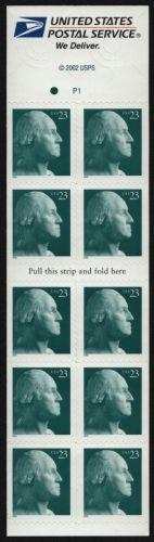 USA 2002 - Mi-Nr. 3592 ** - MNH - Heftchen - G. Washington