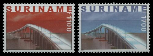 Surinam 2000 - Mi-Nr. 1737-1738 ** - MNH - Brücken / Bridges