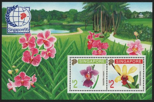 Singapur 1991 - Mi-Nr. Block 25 ** - MNH - Orchideen / Orchids