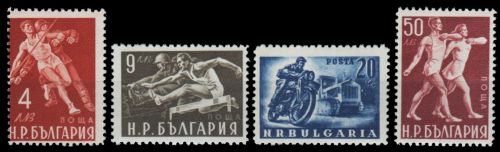 Bulgarien 1949 - Mi-Nr. 704-707 ** - MNH - Sport