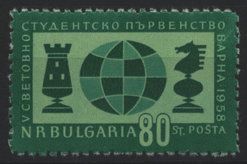 Bulgarien 1958 - Mi-Nr. 1073 ** - MNH - Schach / Chess