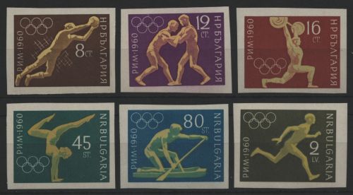 Bulgarien 1960 - Mi-Nr. 1178-1183 ** - MNH - Olympia Rom