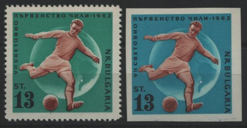 Bulgarien 1962 - Mi-Nr. 1312 & 1313 ** - MNH - Fußball / Soccer