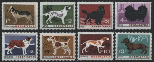 Bulgarien 1964 - Mi-Nr. 1462-1469 ** - MNH - Hunde / Dogs