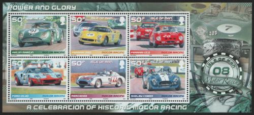 Isle of Man 2008 - Mi-Nr. Block 64 ** - MNH - Autos / Cars