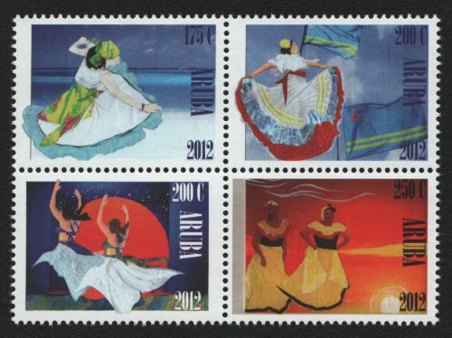 Aruba 2012 - Mi-Nr. 663-666 ** - MNH - Trachten / Costumes