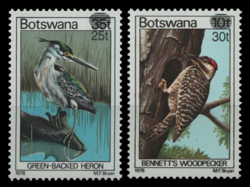 Botswana 1981 - Mi-Nr. 281-282 ** - MNH - Vögel / Birds