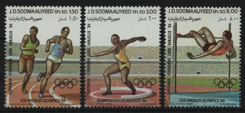 Somalia 1984 - Mi-Nr. 353-355 ** - MNH - Olympia Los Angeles