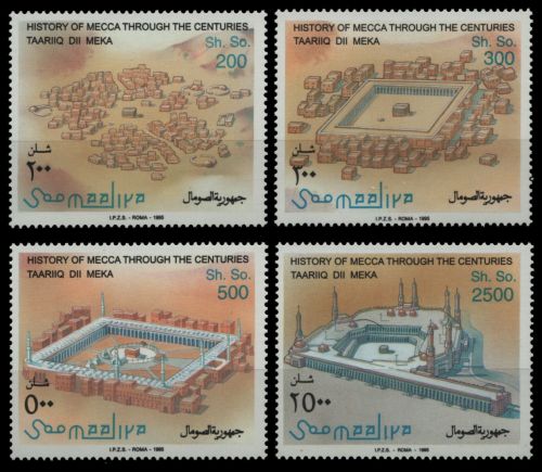 Somalia 1995 - Mi-Nr. 576-579 ** - MNH - Hauptmoschee von Mekka