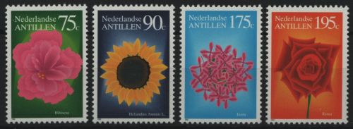 Niederländische Antillen 1993 - Mi-Nr. 768-771 ** - MNH - Blumen / Flowers
