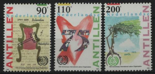 Niederländische Antillen 1994 - Mi-Nr. 809-811 ** - MNH - IAO
