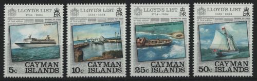 Kaiman-Inseln 1984 - Mi-Nr. 526-529 ** - MNH - Schiffe / Ships