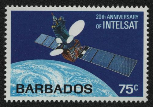 Barbados 1985 - Mi-Nr. 642 ** - MNH - Intelsat