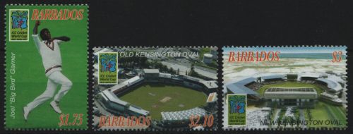 Barbados 2007 - Mi-Nr. 1135-1137 ** - MNH - Kricket WM