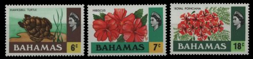 Bahamas 1971 - Mi-Nr. 333-335 ** - MNH - Freimarken / Definitives