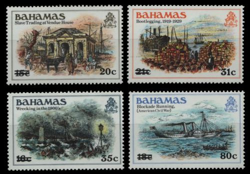 Bahamas 1983 - Mi-Nr. 534-537 ** - MNH - Freimarken / Definitives