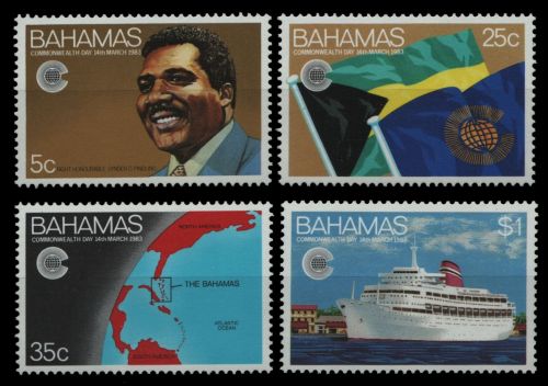 Bahamas 1983 - Mi-Nr. 530-533 ** - MNH - Schiffe / Ships