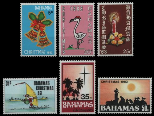 Bahamas 1983 - Mi-Nr. 553-558 ** - MNH - Weihnachten / X-mas