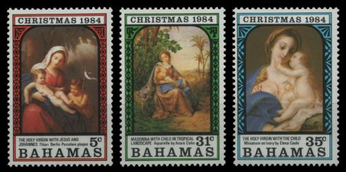 Bahamas 1984 - Mi-Nr. 579-581 ** - MNH - Weihnachten / X-mas